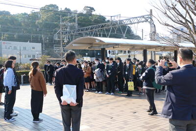 鳥羽高校との学校間交流